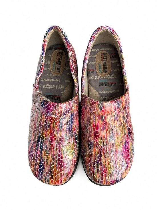 Grey's Anatomy Shoes - Grey’s Anatomy SoftWalk Meredith Sport Clogs – Women’s 7M – Kaleidoscope Mermaid